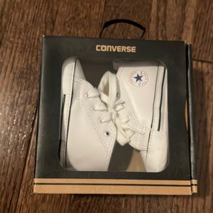 Converse Leather crib bootie